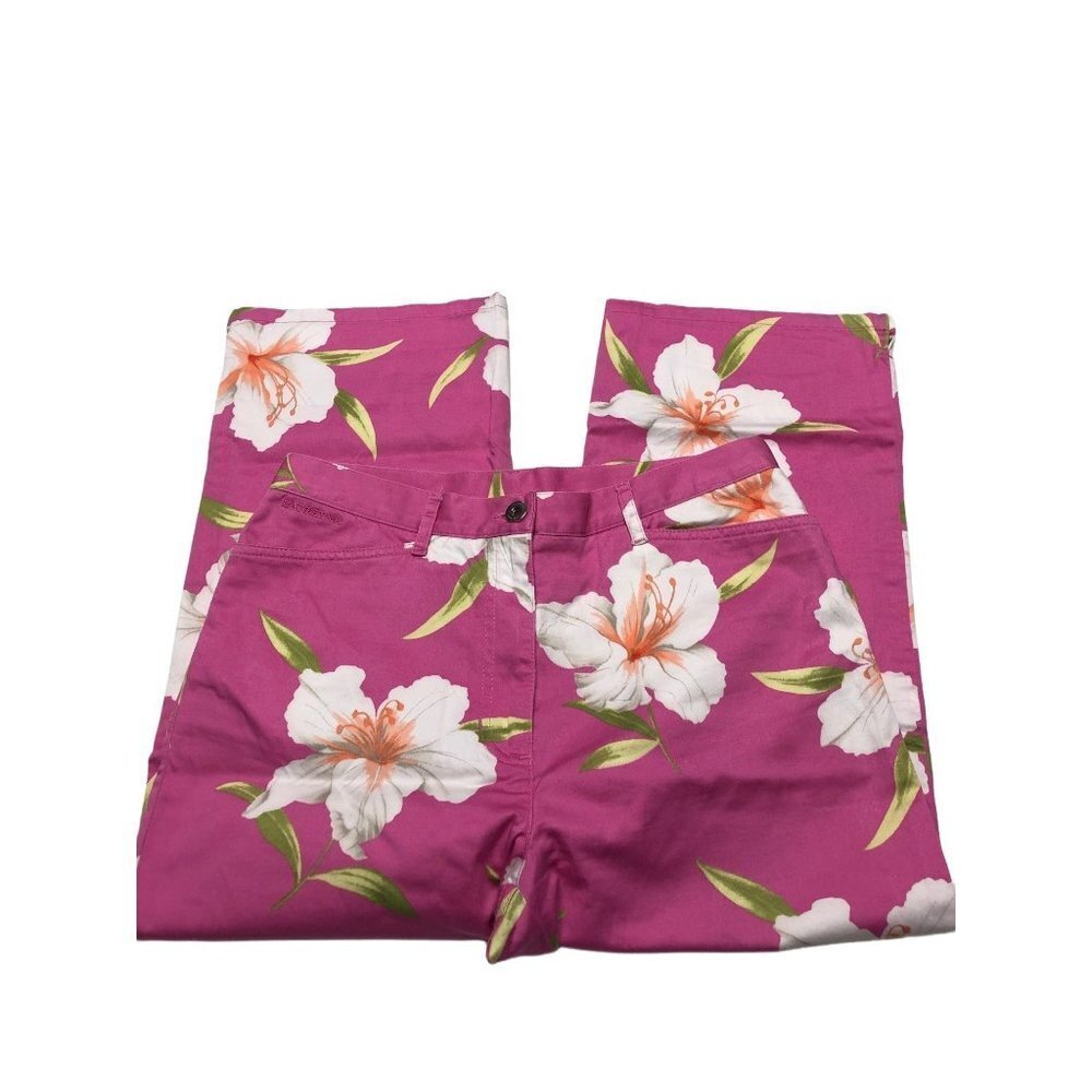 LAUREN RALPH LAUREN FLORAL PANTS Size 8